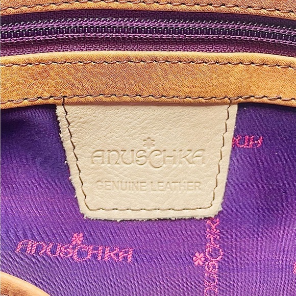 ANUSCHKA Hand Painted Leather Shoulder Bag - Picture 7 of 9